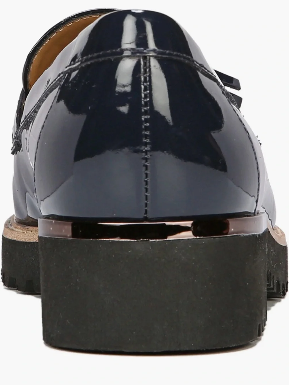 Franco Sarto Carolyn Tassel Lug Loafer Inky Navy Size 6.5